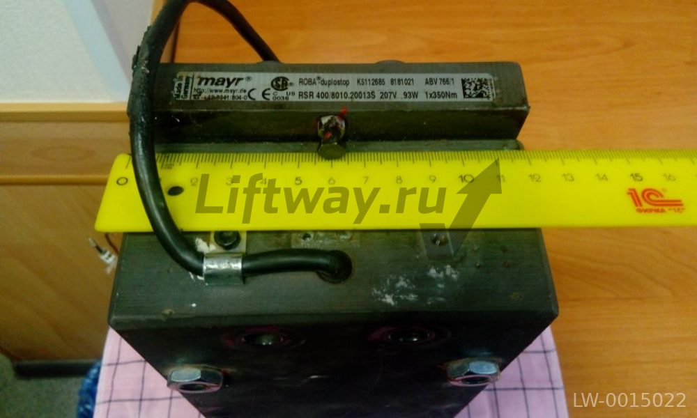 Тормоз дисковый лифтовой ROBA-duplostop 400/8010.20013S катушка 207V 2х350Нм (комплект)