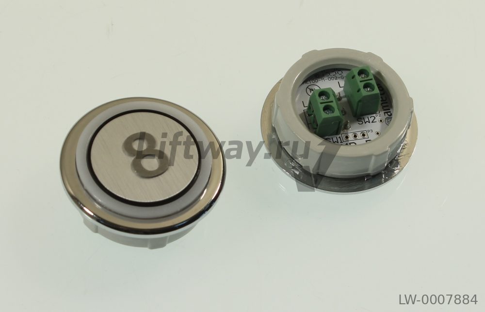 Кнопка приказа "8" FMR RE DTS (24V DC), красная подсветка, винтовые клеммы
