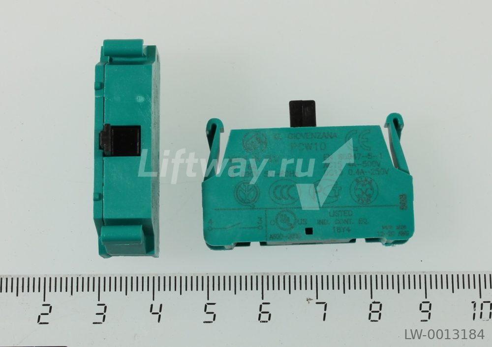 (УДАЛЕН) Блок контактов PCW10 (пружинные клеммы)