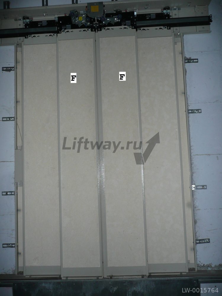 Панель двери шахты Sematic EI60 MF S4Z 1400x2200 "быстрая" левая
