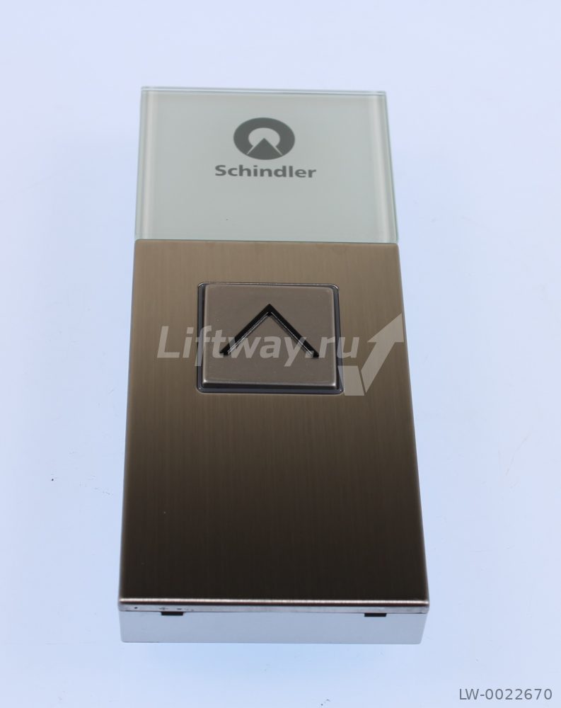 Вызывная панель Schindler GS100 PG-1WSF с кнопкой "ВВЕРХ" (красная подсветка)