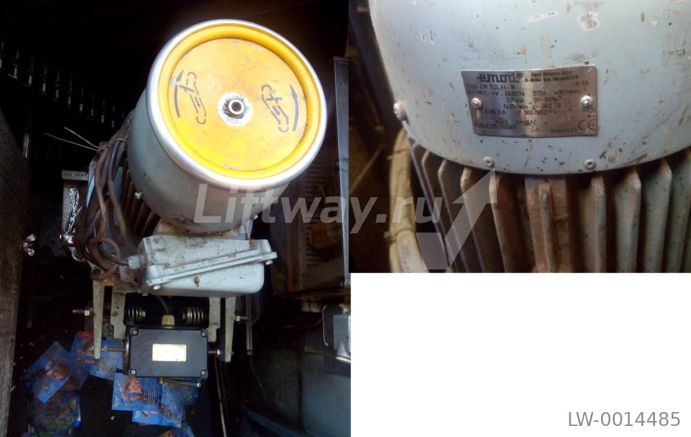 Двигатель EMOD EM 112L/4-16 7,5kWt эскалатора Thyssen