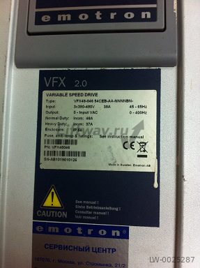 (ДУБЛЬ M09108) Преобр. частоты VFX 2.0 NGD 48-046-54-CEB 22,0 кВт 380В IP54 с лифт ПО и платой сопр