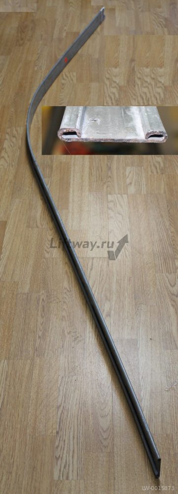 Направляющая поручня верхняя изогнутая Kone RTV (L=3000 мм W=60 мм h=8 мм)