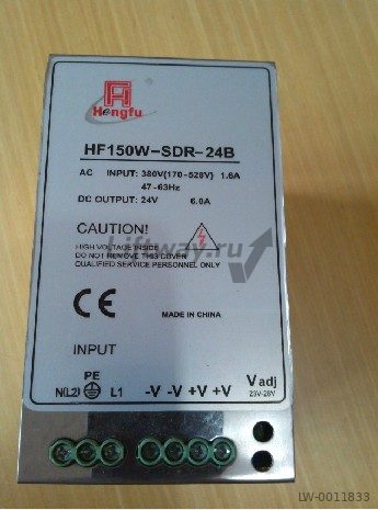 Трансформатор HF150W-SDR-24B вход 380VAC/1,6A вых 24VDC/6,0A
