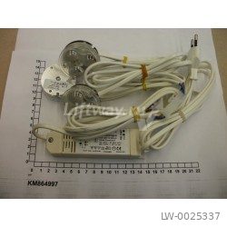 Комплект освещения кабины , KONE , 3 лампы x 1 Ватт , 350 мА, Д=50 мм, ширина 16 мм