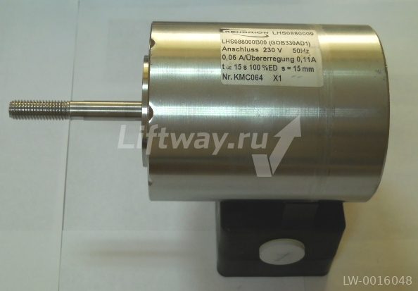 Электромагнит аварийного тормоза 230В 50Hz, 100% E.D, 0.11A s = 15mm KENDRION