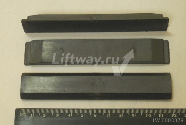 Вкладыши к башмаку кабины направляющая 10мм (комплект 3 шт)
