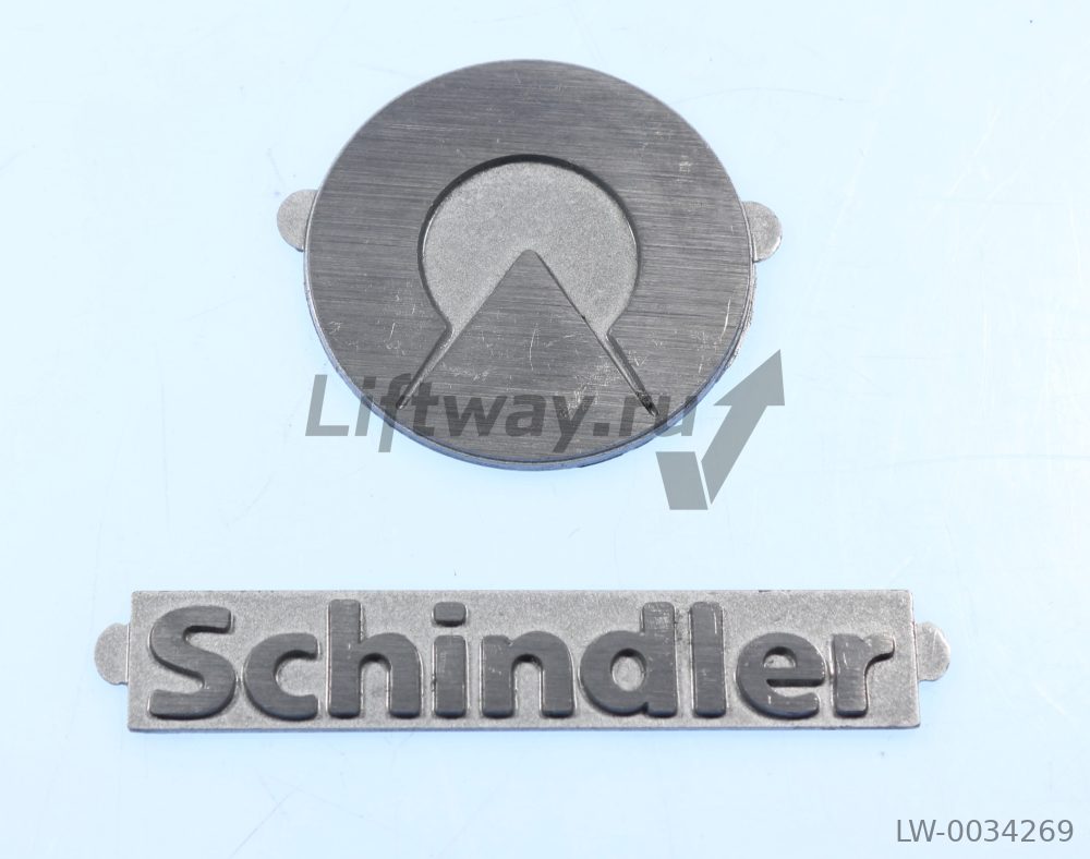 Логотип эскалатора/траволатора Schindler плиты перекрытия