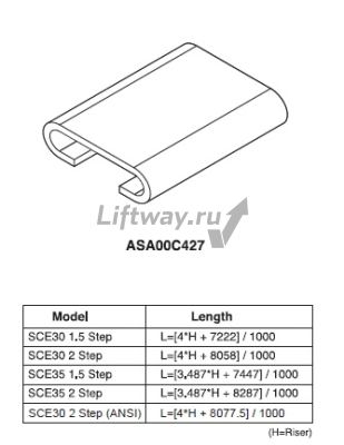 Поручень черный Sigma SCE, Otis 506 NCE, XO508, SJEC, ХЛОПОК внутр покрытие C875 (Производство SKG)